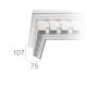 Ceiling cornice 205