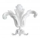 ref 263 Big lily ornament in plaster for wall or furniture