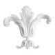 ref 263 Big lily ornament in plaster for wall or furniture