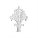 ref 268 Big lily ornament in plaster for wall or furniture