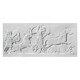 ref 1004 assyrian plaster bas relief