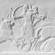 ref 1004 assyrian plaster bas relief