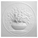  ref 1010 flower bouquet plaster bas-relief