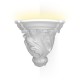 Corner plaster wall lamp ref. 505 ACANTHE