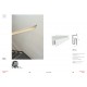 ref 3020 Recessed plaster banister with lighting