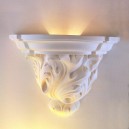 Plaster wall lamp ref. 126 ACANTHE