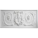 Bas-relief 1014 "Couronne aux rinceaux"