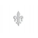 ref 273 Little lily ornament in plaster for wall or furniture