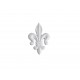 ref 273 Little lily ornament in plaster for wall or furniture
