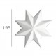 ref 79 star rosette in plaster