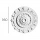 ref 452 napoli empire plaster rosette