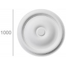 ref 241a Rosace lisse simple moderne