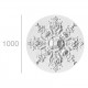 ref 449 Rosace en plâtre style Louis XV