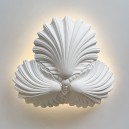 Plafondlamp in gips ref. 330 COQUILLAGE